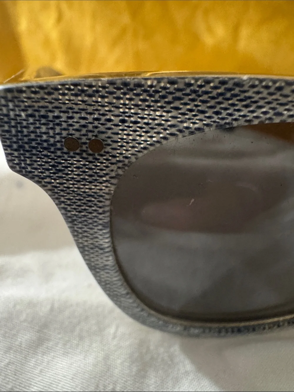 Tom’s sunglasses one for one